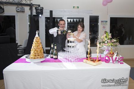 Photographe mariage Finistere Fontaine de champagne
